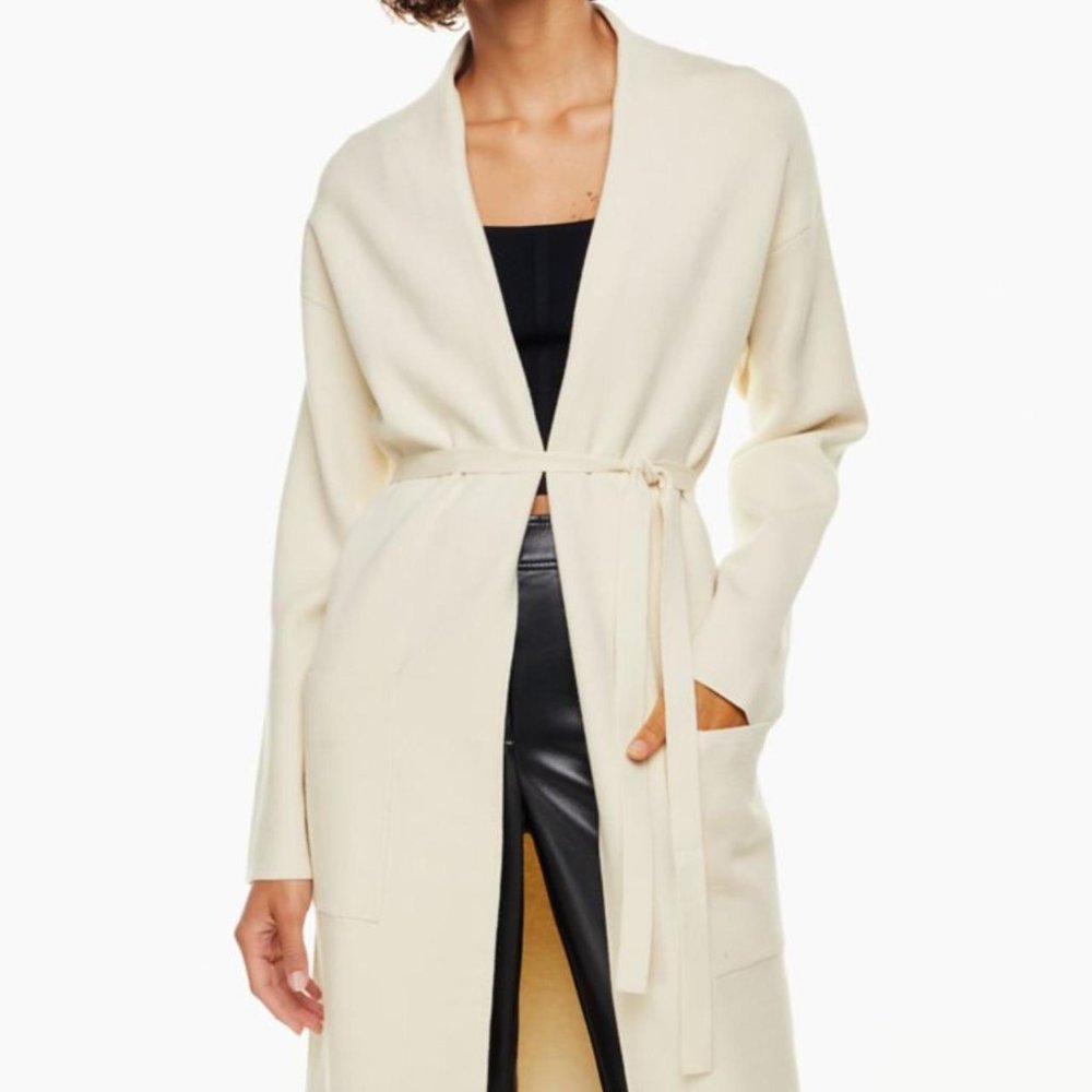 Aritzia Babaton Ty Cardigan in Birch
